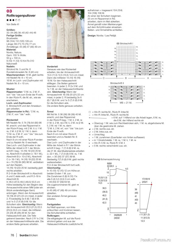 Вязаные модели в журнале «Burda Stricken №4 2020»
