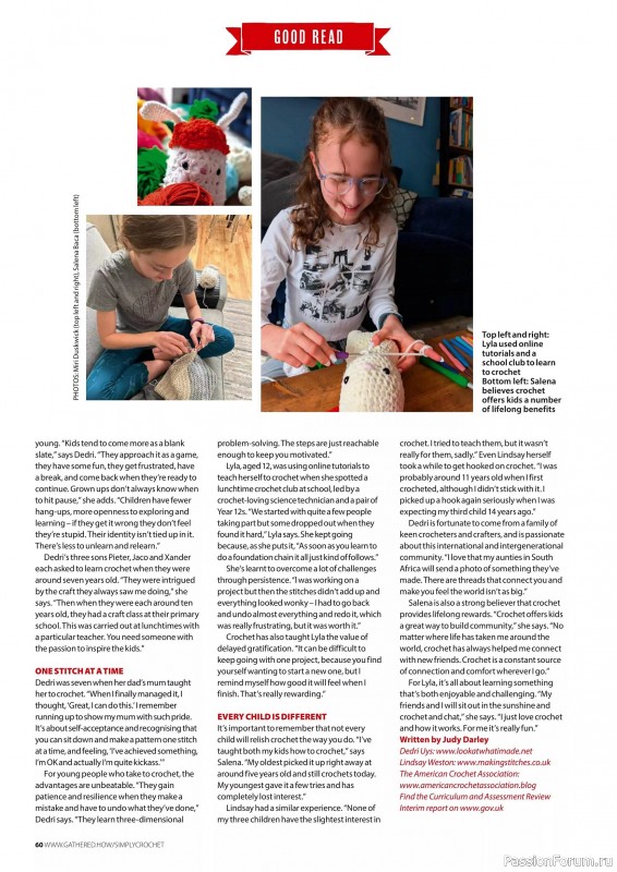 Вязаные проекты крючком в журнале «Simply Crochet №164 2025»