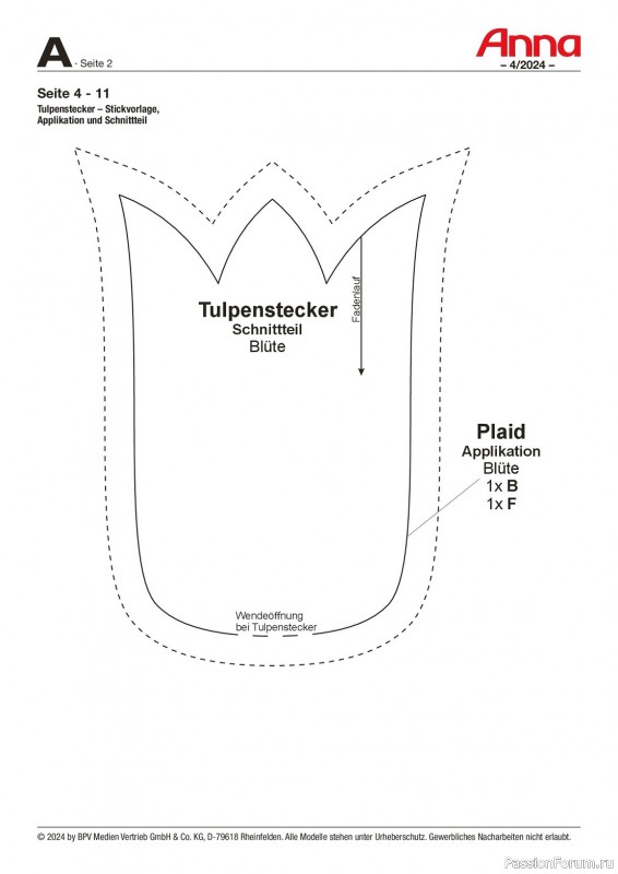 Коллекция проектов для рукодельниц в журнале «Anna №4 2024 Germany»