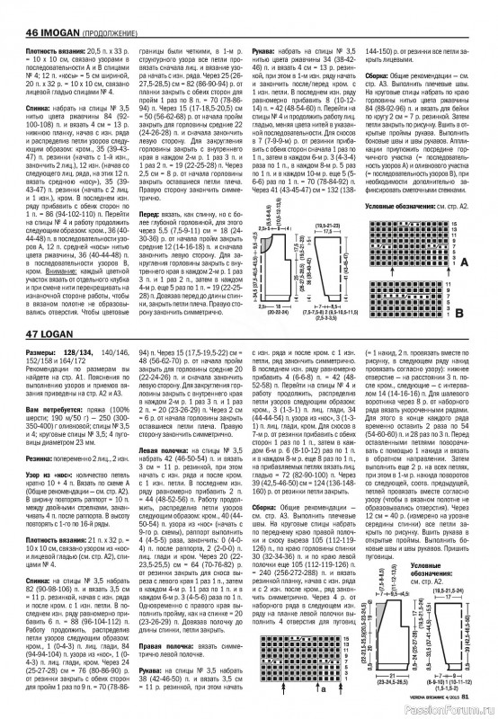 Вязаные модели в журнале «Verena №4 2015»