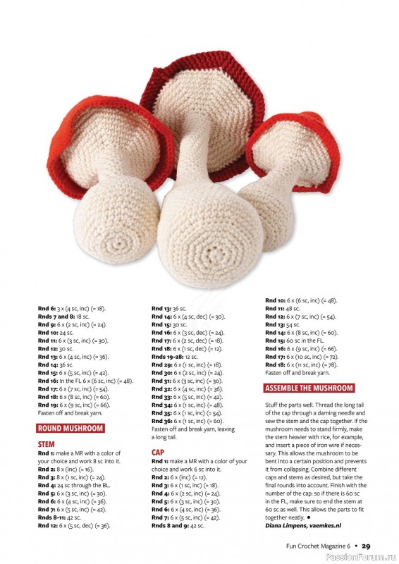 Вязаные проекты крючком в журнале «Fun Crochet Magazine №6 2022»