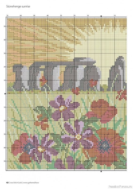 Коллекция вышивки в журнале «Cross Stitch Gold - Scenery Collection 2022»