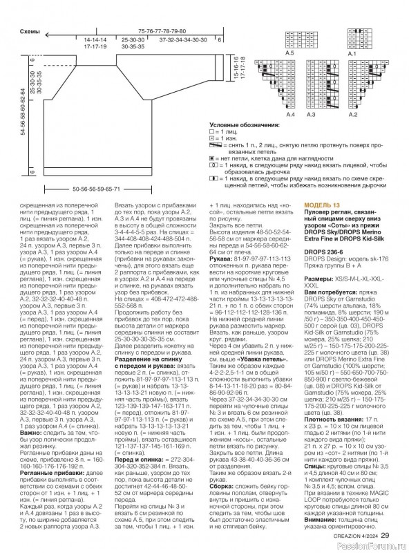 Вязаные модели в журнале «Creazion №4 2024»