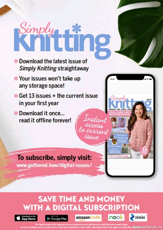 Вязаные проекты спицами в журнале «Simply Knitting № 233 2023»