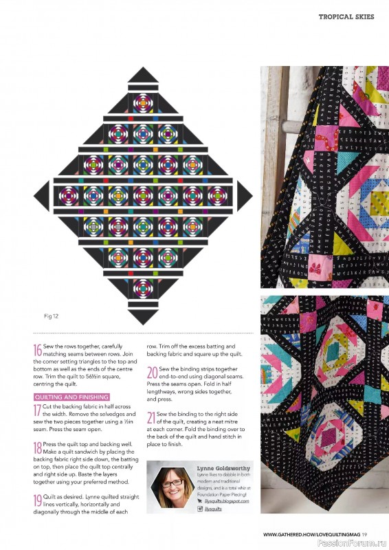 Коллекция проектов для рукодельниц в журнале «Love Patchwork & Quilting №150 2025»