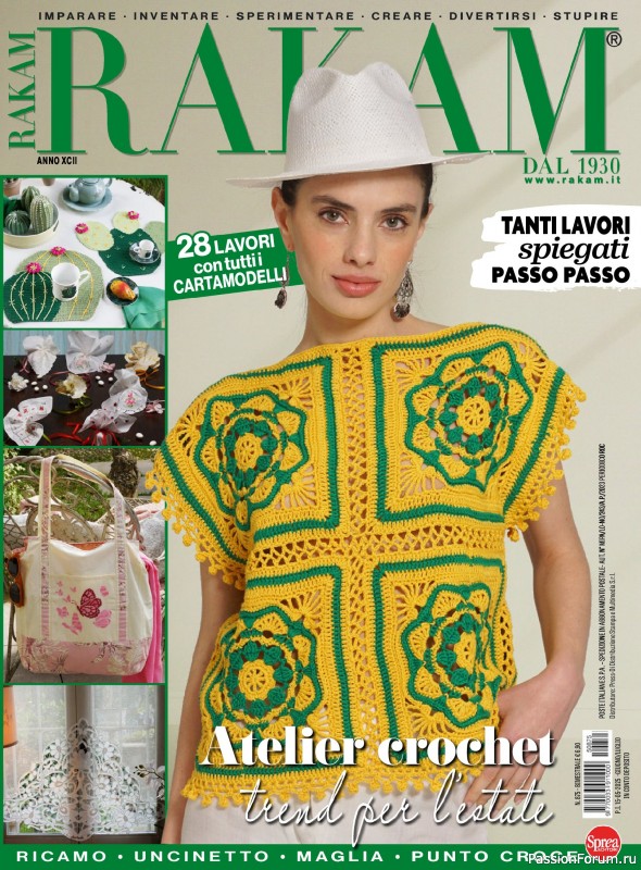 Коллекция проектов для рукодельниц в журнале «Rakam №875 2025»