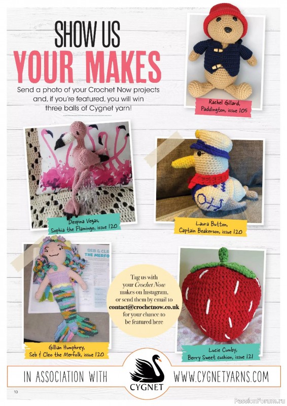 Вязаные проекты крючком в журнале «Crochet Now №122 2025»