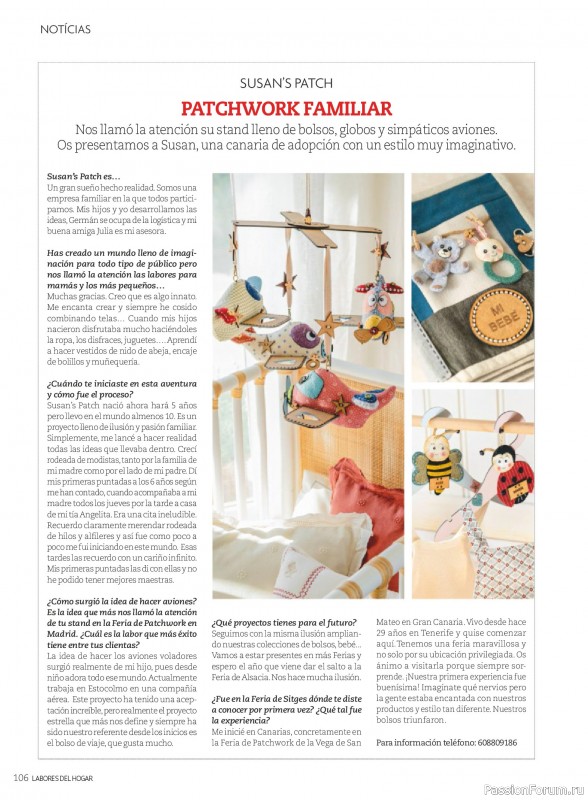 Коллекция проектов для рукодельниц в журнале «Labores del hogar №786 2025»