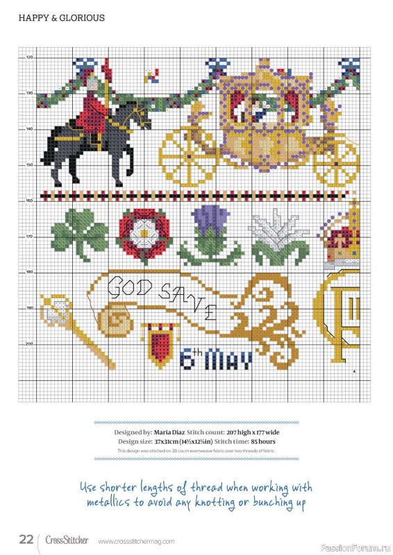 Коллекция вышивки в журнале «CrossStitcher №395 2023»