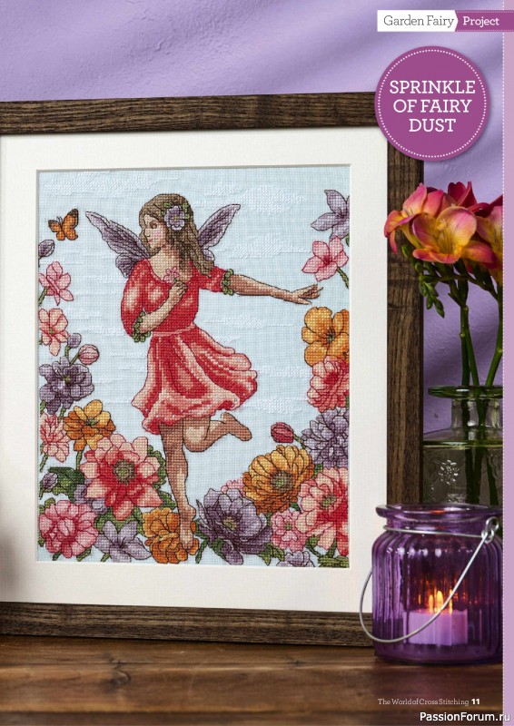 Коллекция вышивки в журнале «The World of Cross Stitching №358 2025»