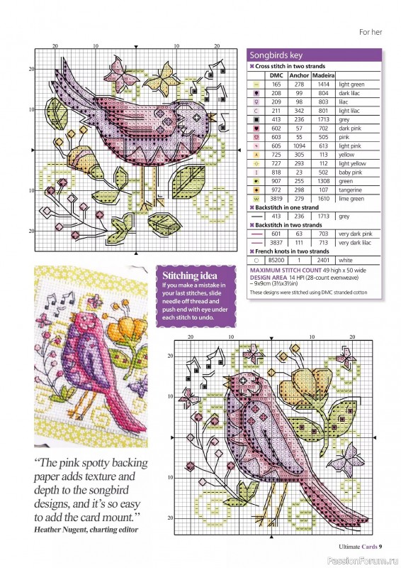 Коллекция вышивки в журнале «Ultimate CrossStitch Cards №58 2025»