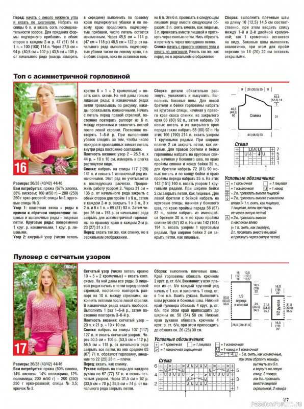 Вязаные модели в журнале «Сабрина №7 2024»