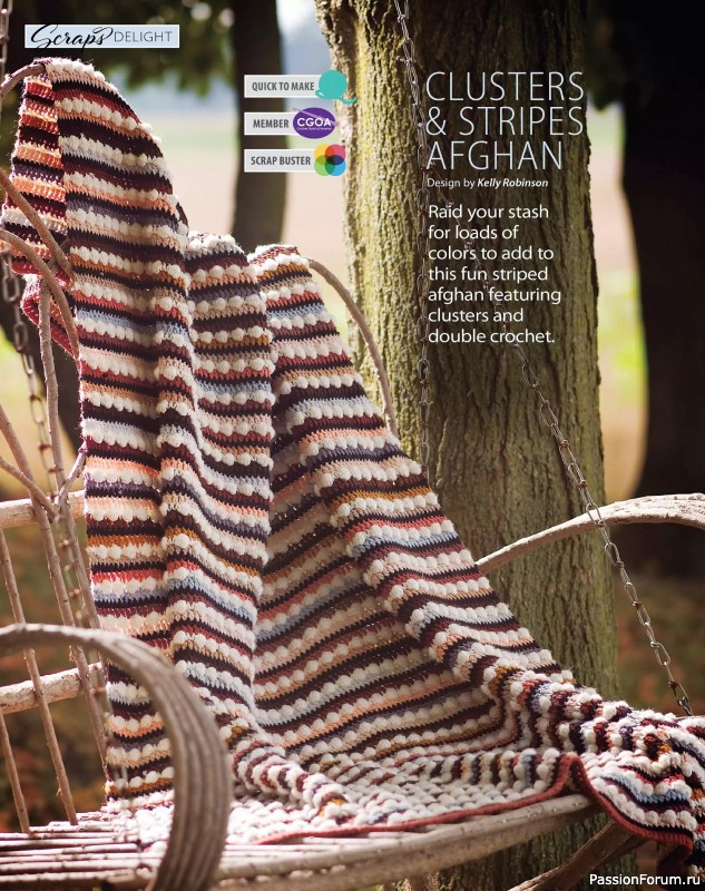 Вязаные проекты крючком в журнале «Crochet World - Autumn 2025»