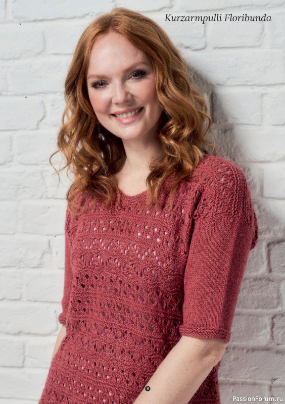 Вязаные проекты спицами в журнале «The Knitter №76 2025 Germany»