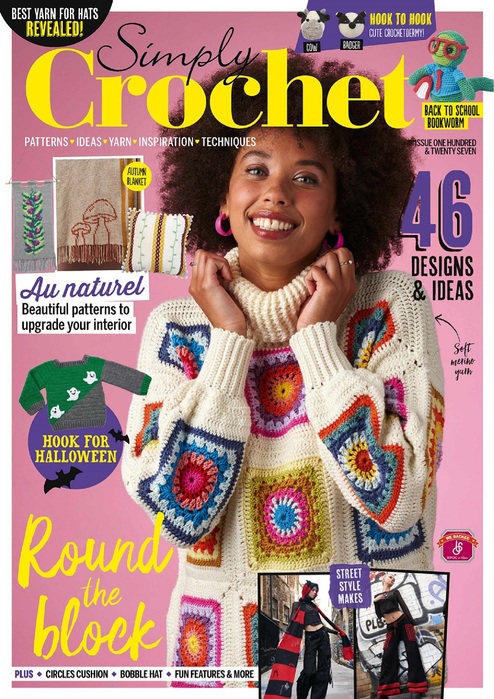 Вязаные модели крючком в журнале «Simply Crochet №127 2022»