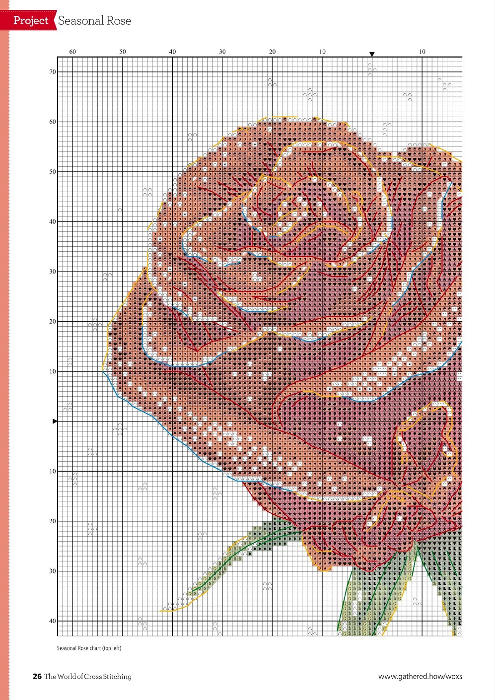 Для любителей вышивания крестом журнал "The World of Cross Stitching" №315 2021