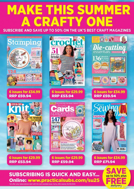 Вязаные проекты крючком в журнале «Crochet Now №123 2025»