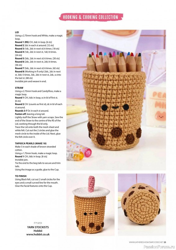 Вязаные проекты крючком в журнале «Simply Crochet №164 2025»