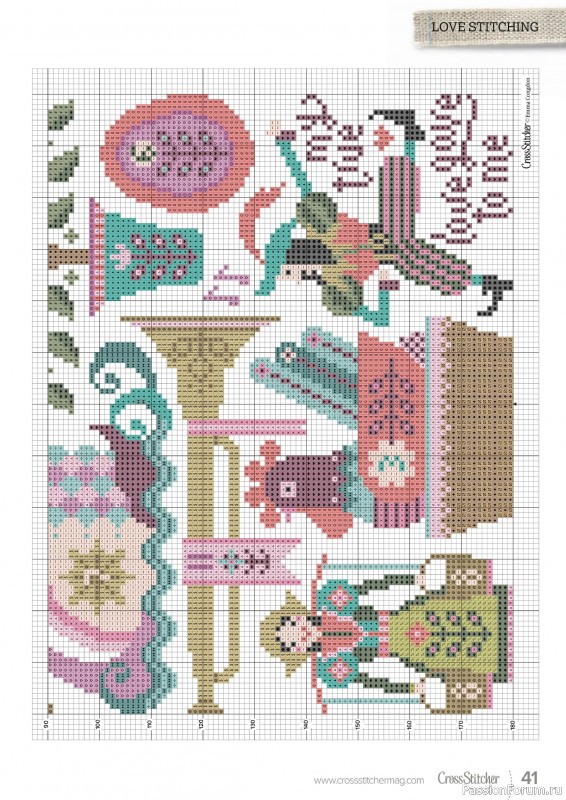 Коллекция вышивки в журнале «CrossStitcher №416 2024»