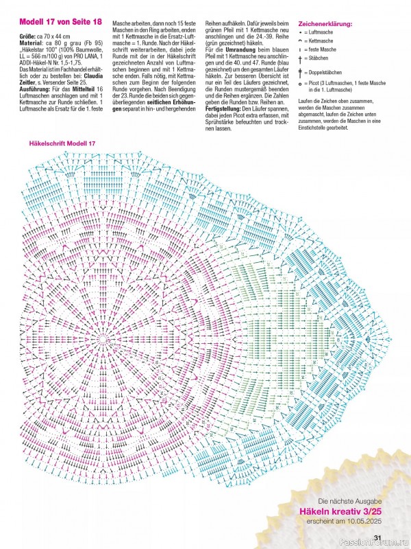 Вязаные проекты крючком в журнале «Hakeln Kreativ №2 2025»
