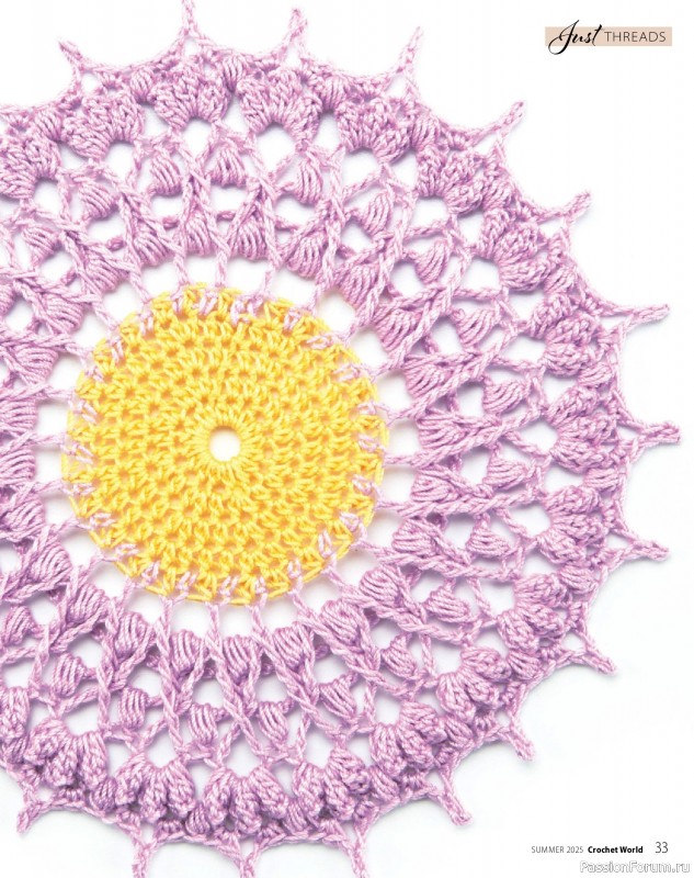 Вязаные проекты крючком в журнале «Crochet World - Summer 2025»