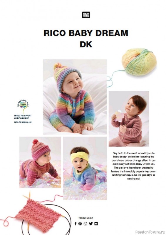 Вязаные проекты спицами в журнале «Simply Knitting № 233 2023»