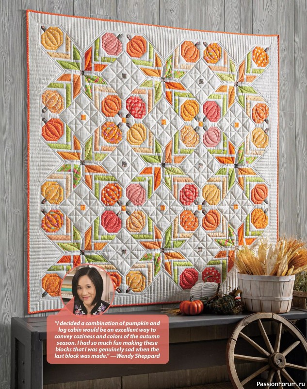 Коллекция проектов для рукодельниц в журнале «Quilter's World - Autumn 2025»