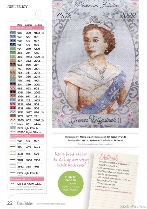 Коллекция вышивки в журнале «CrossStitcher №383 2022»