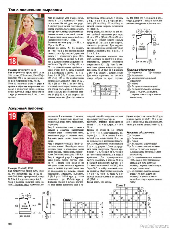 Вязаные модели в журнале «Сабрина №7 2024»