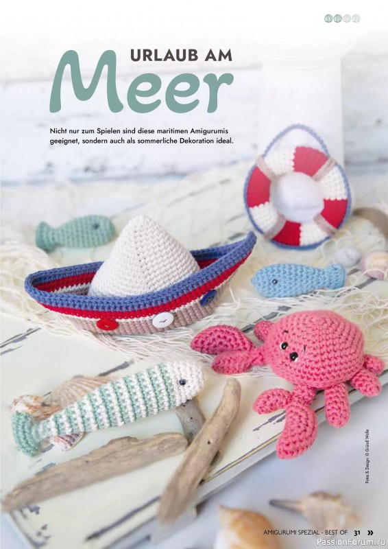 Вязаные проекты в журнале «Best of Amigurumi Spezial №1 2025»