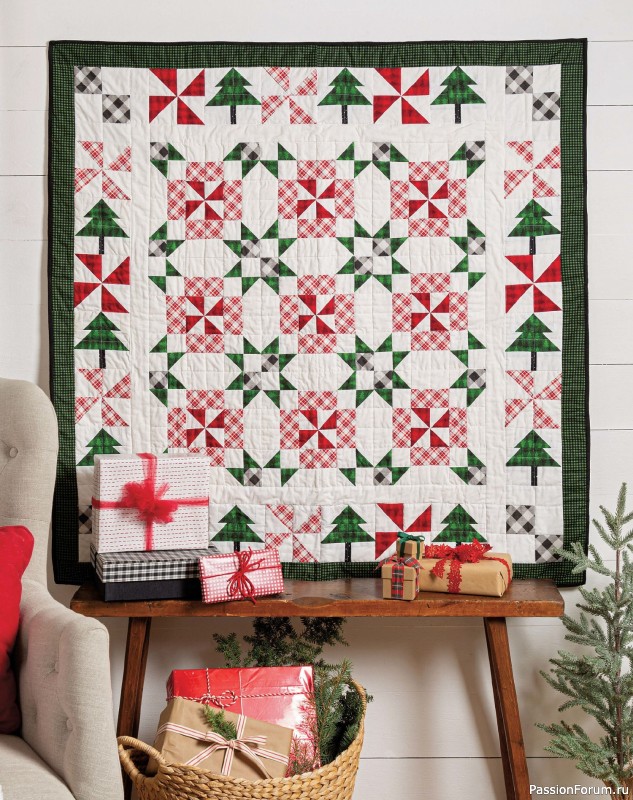 Коллекция проектов для рукодельниц в журнале «Quilter's World Special Edition - Christmas 2024»