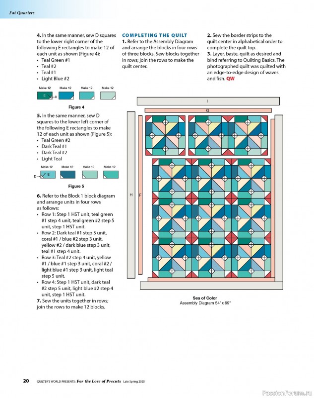 Коллекция проектов для рукодельниц в журнале «Quilter's World Special Edition - Late Spring 2025»