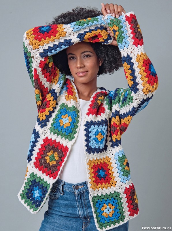 Вязаные проекты в книге «Not Your Granny's Granny Squares»