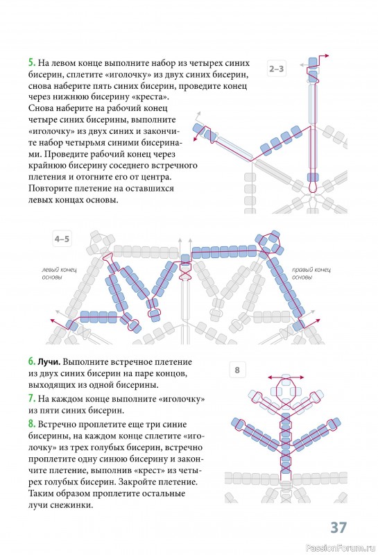 Коллекция проектов по бисероплетению в книге «Фейерверк новогодних идей»