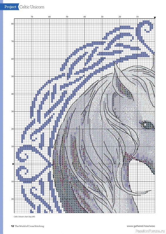 Коллекция вышивки в журнале «The World of Cross Stitching №341 2023»