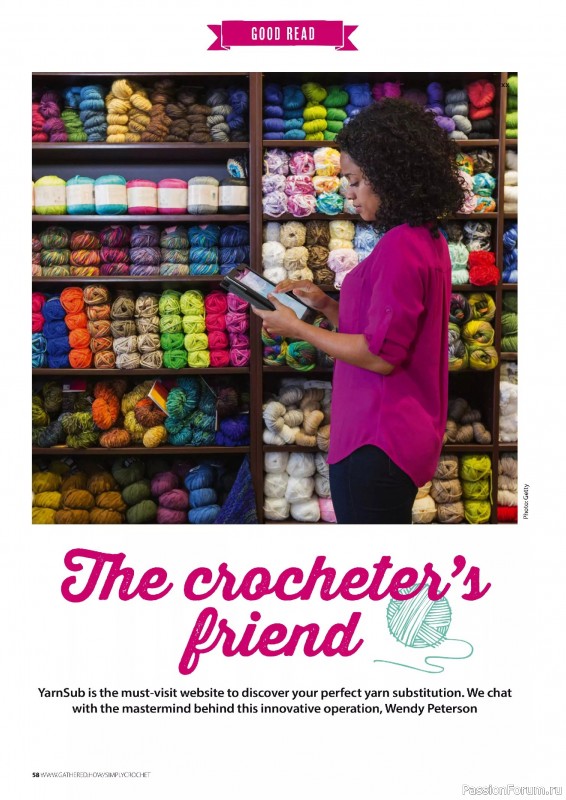 Вязаные проекты крючком в журнале «Simply Crochet №161 2025»
