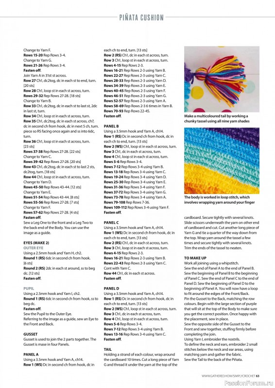 Вязаные проекты крючком в журнале «Simply Crochet №164 2025»