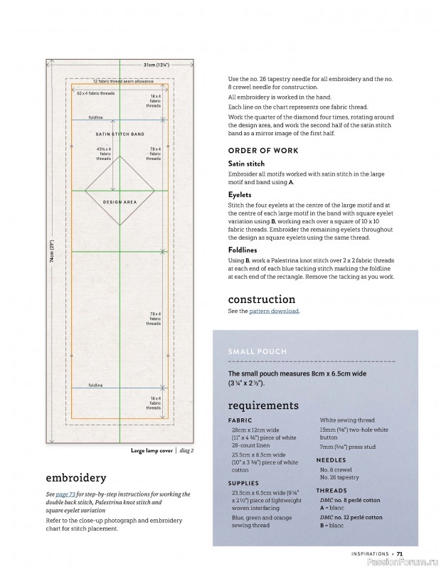 Коллекция вышивки в журнале «Inspirations №123 2024»
