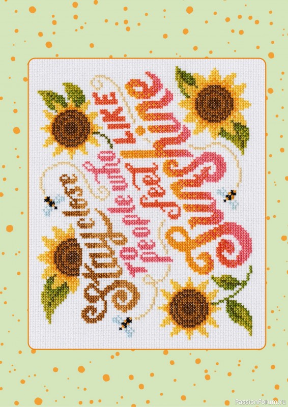 Коллекция вышивки в журнале «The World of Cross Stitching №351 2024»