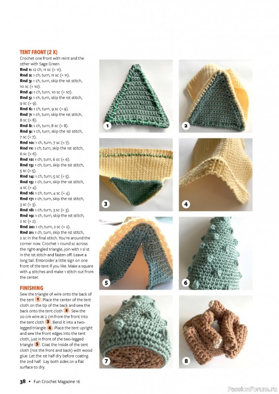 Вязаные проекты крючком в журнале «Fun Crochet Magazine №16 2024»