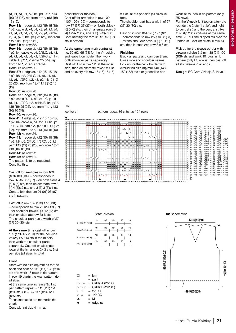 Журнал "Burda Knitting" №11 2021