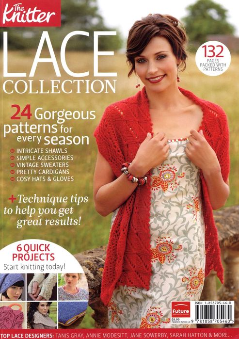 Вязаные проекты спицами в журнале «The Knitter. Lace Collection 2012»