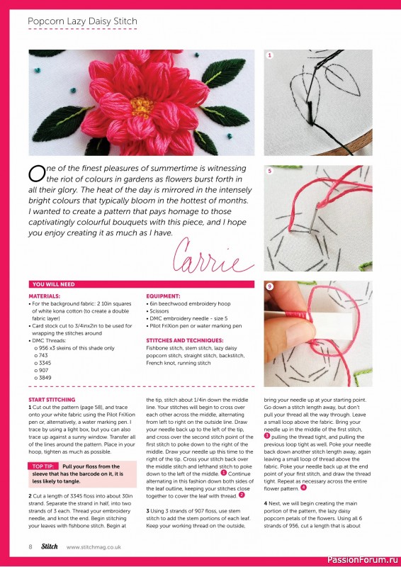 Коллекция проектов для рукодельниц в журнале «Stitch Magazine №155 2025»