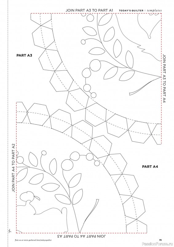 Коллекция проектов для рукодельниц в журнале «Today's Quilter №119 2024»