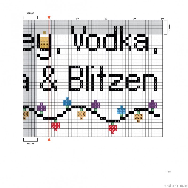 Коллекция вышивки в книге «Cross-Stitch for the Holidays»