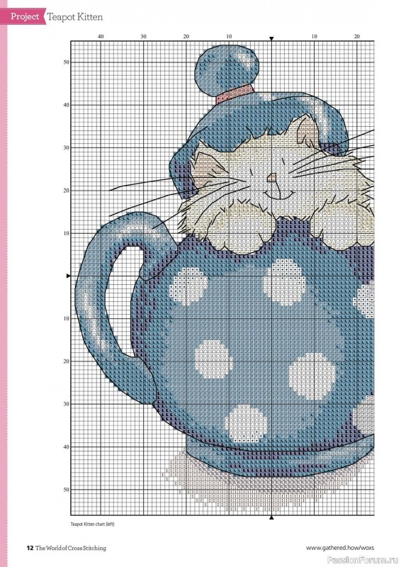 Коллекция вышивки в журнале «The World of Cross Stitching №336 2023»