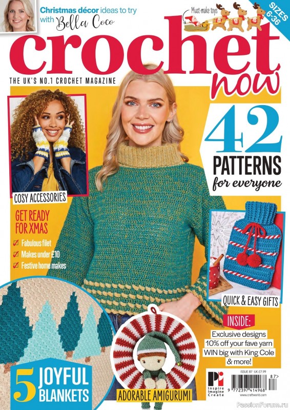 Вязаные модели крючком в журнале «Crochet Now №87 2022»