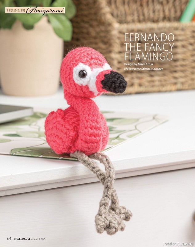 Вязаные проекты крючком в журнале «Crochet World - Summer 2025»