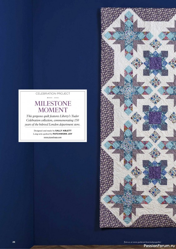 Коллекция проектов для рукодельниц в журнале «Todays Quilter №127 2025»