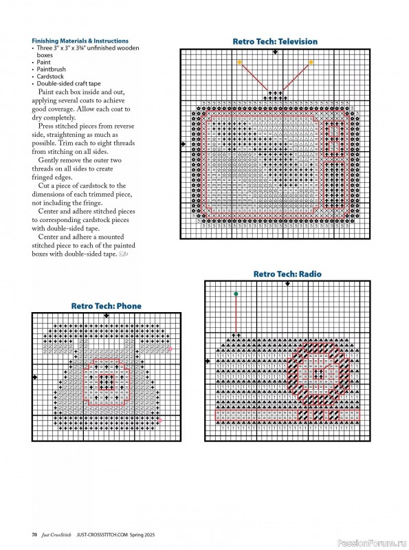 Коллекция вышивки в журнале «Just CrossStitch - Spring 2025»